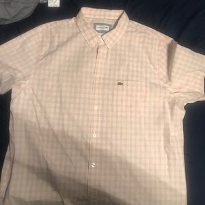 Men’s Lacoste Short Sleeve Button Up XXL UK46